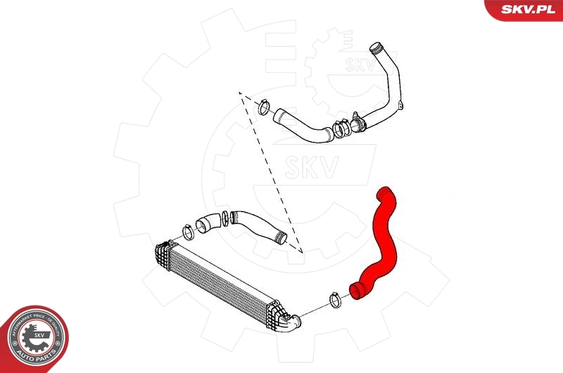 Charge Air Hose 43SKV260