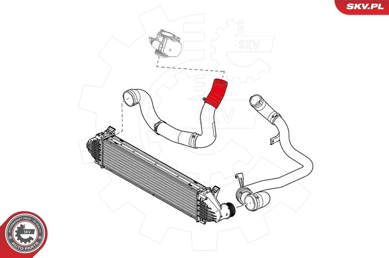 Charge Air Hose 43SKV123