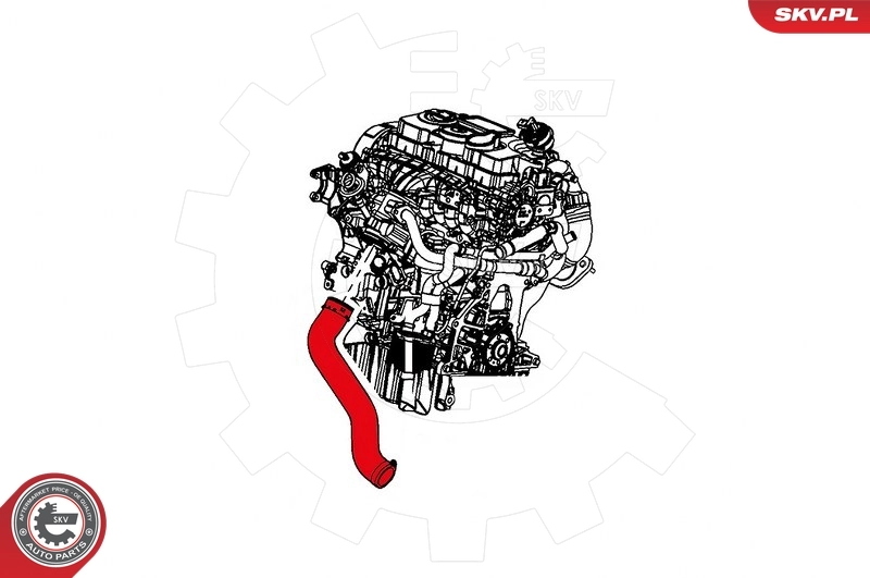 Charge Air Hose 24SKV870