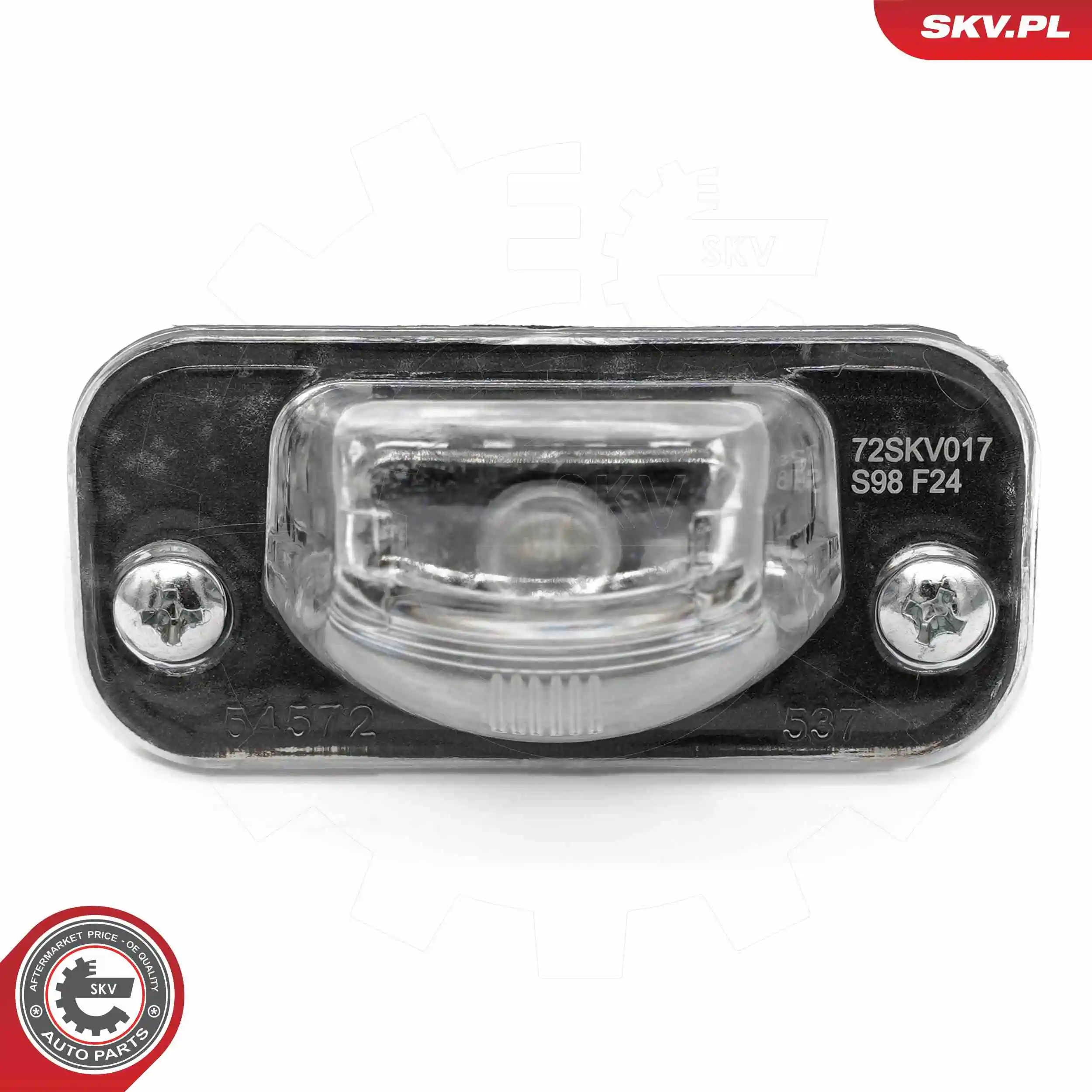 Licence Plate Light 72SKV017