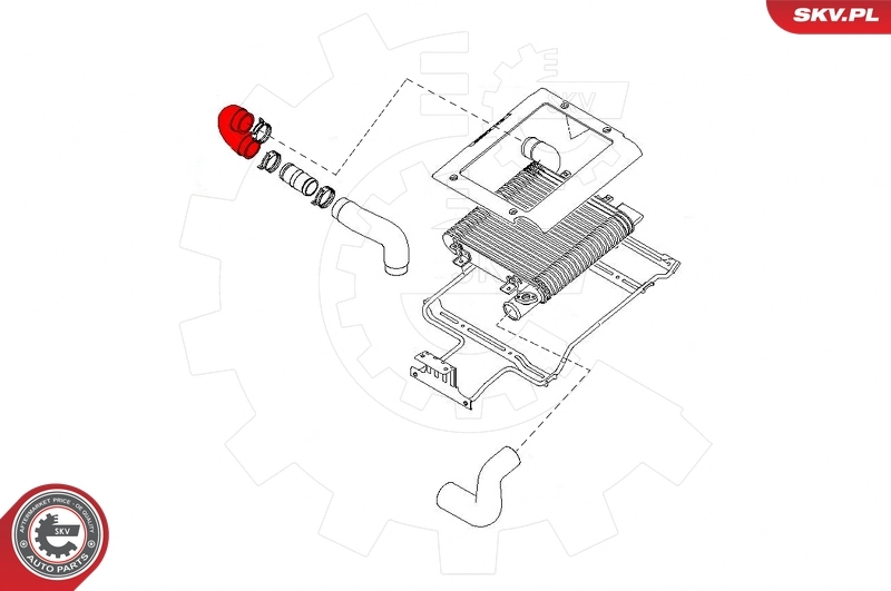 Charge Air Hose 43SKV178