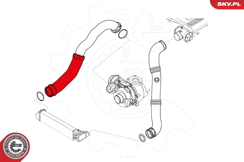 Charge Air Hose 24SKV159