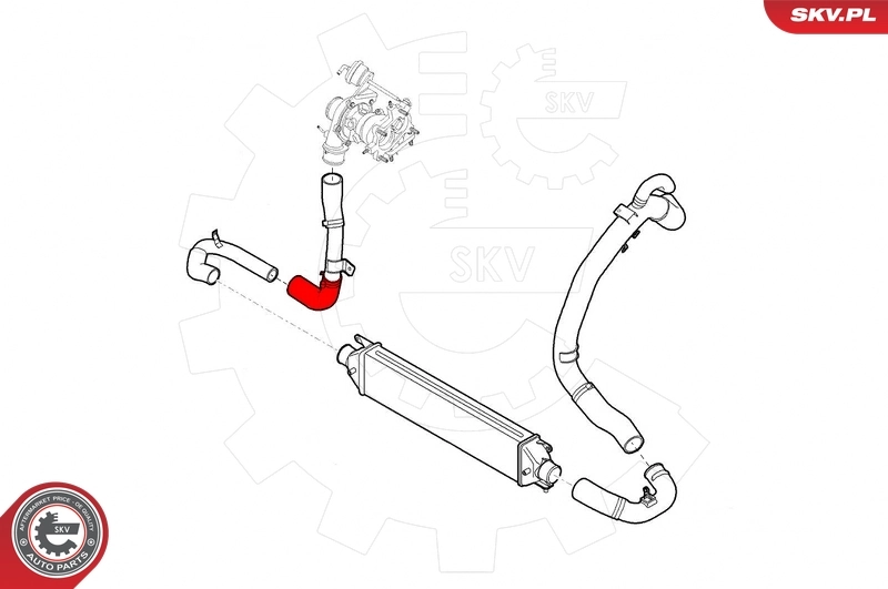 Charge Air Hose 24SKV580