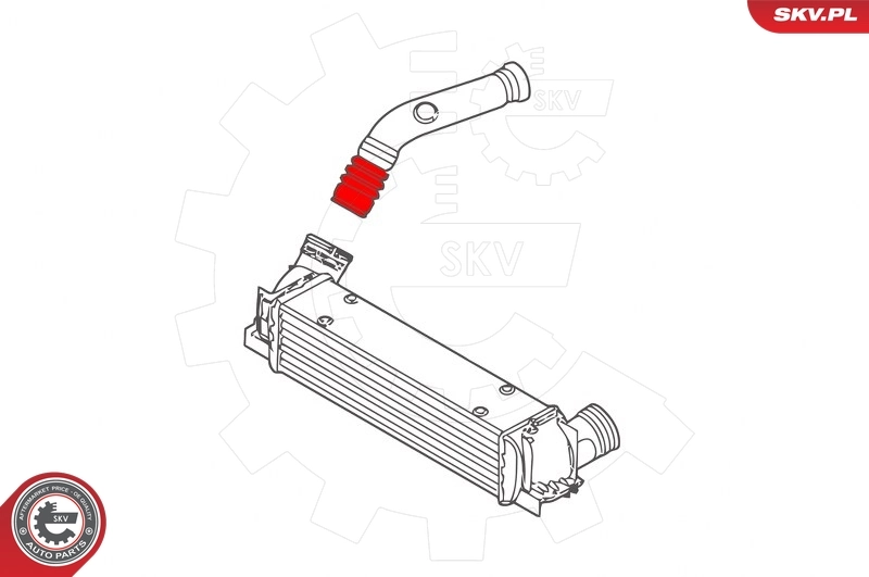 Charge Air Hose 43SKV018