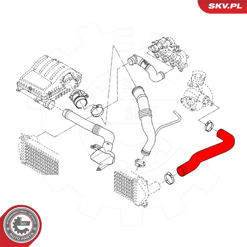 ESEN SKV 54SKV021 Charge Air Hose