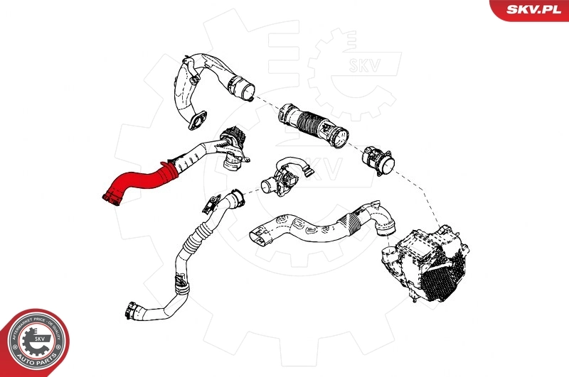 Charge Air Hose 24SKV832
