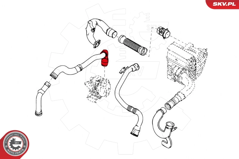 Charge Air Hose 24SKV872