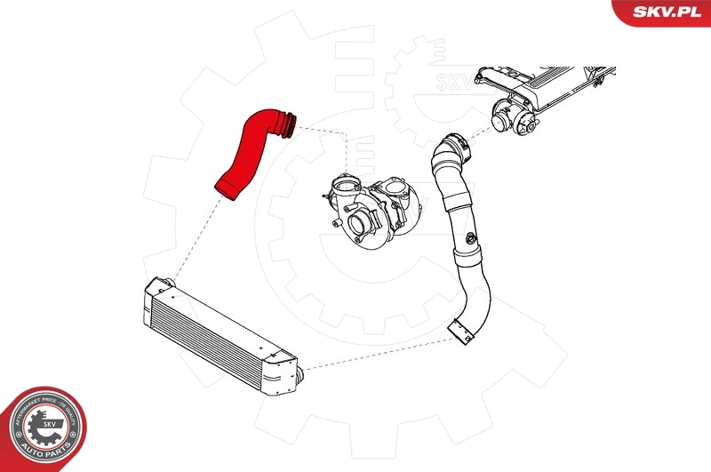 Charge Air Hose 24SKV702