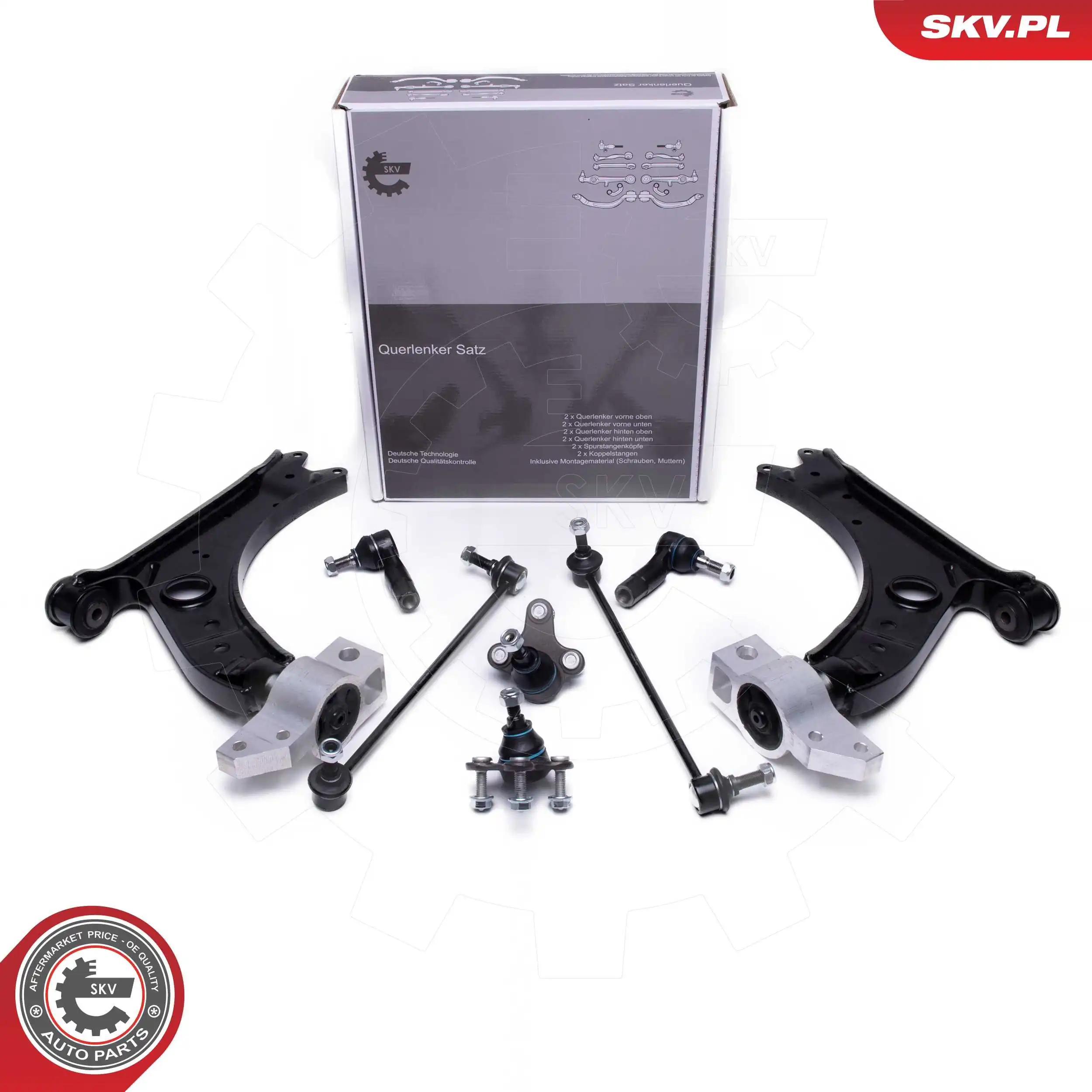 Control/Trailing Arm Kit, wheel suspension 04SKV780