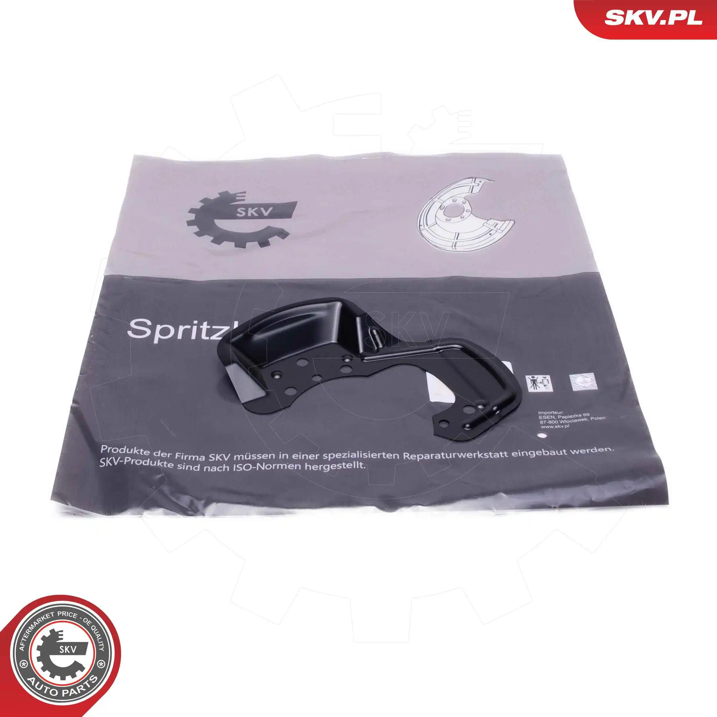 Splash Guard, brake disc 57SKV237