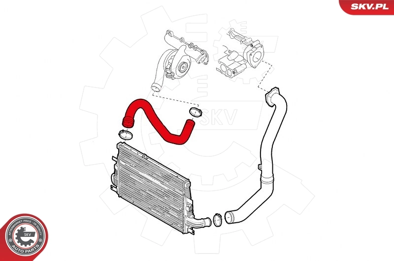 Charge Air Hose 24SKV793