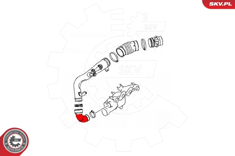 ESEN SKV 43SKV263 Charge Air Hose