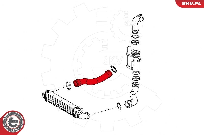 Charge Air Hose 24SKV627