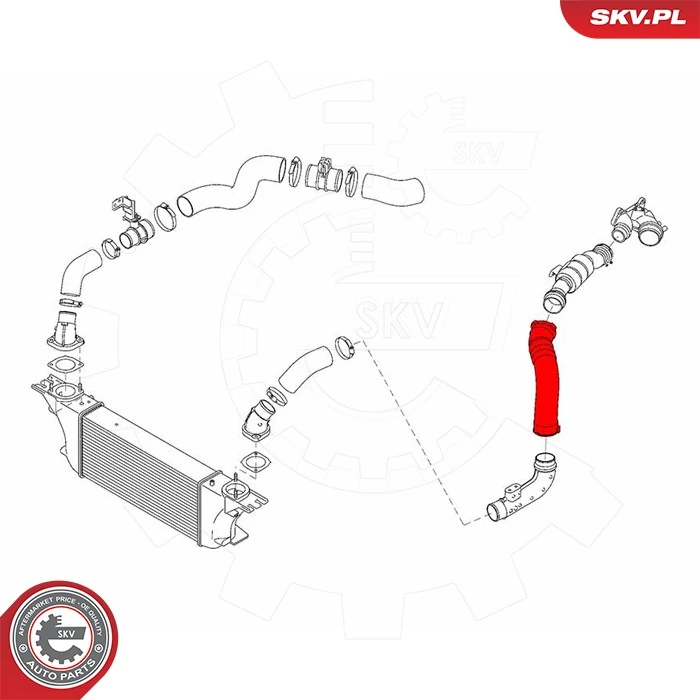 Charge Air Hose 43SKV475