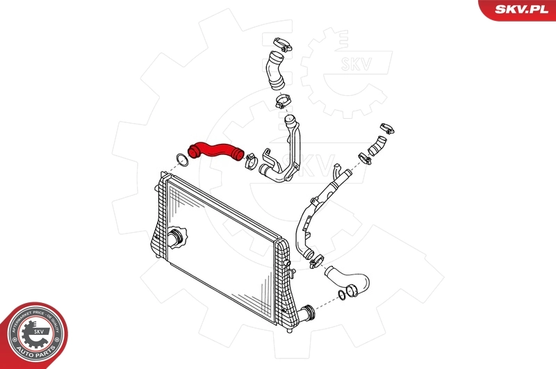 Charge Air Hose 24SKV055
