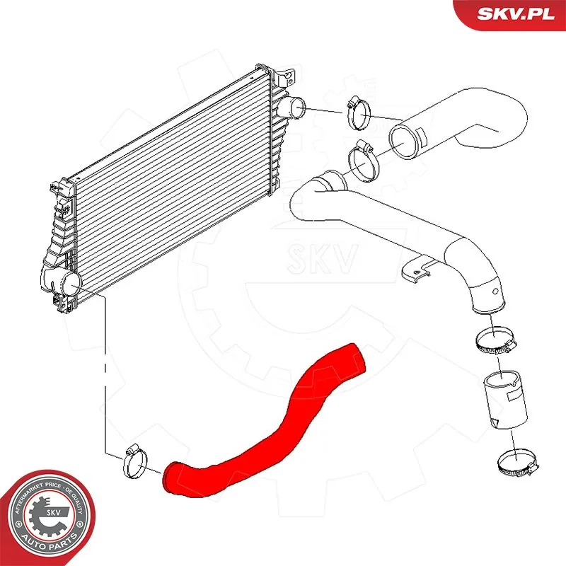 ESEN SKV 54SKV062 Charge Air Hose
