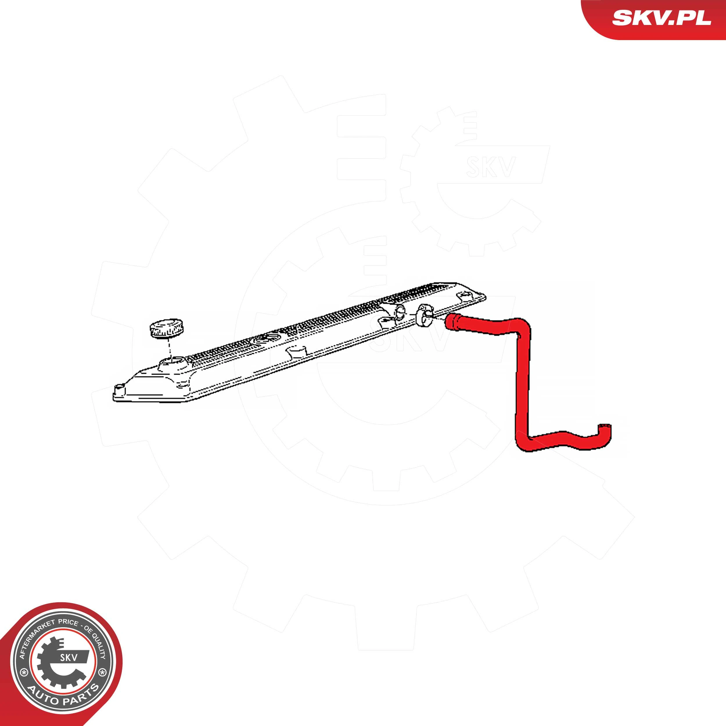 Intake Hose, air filter 24SKV452