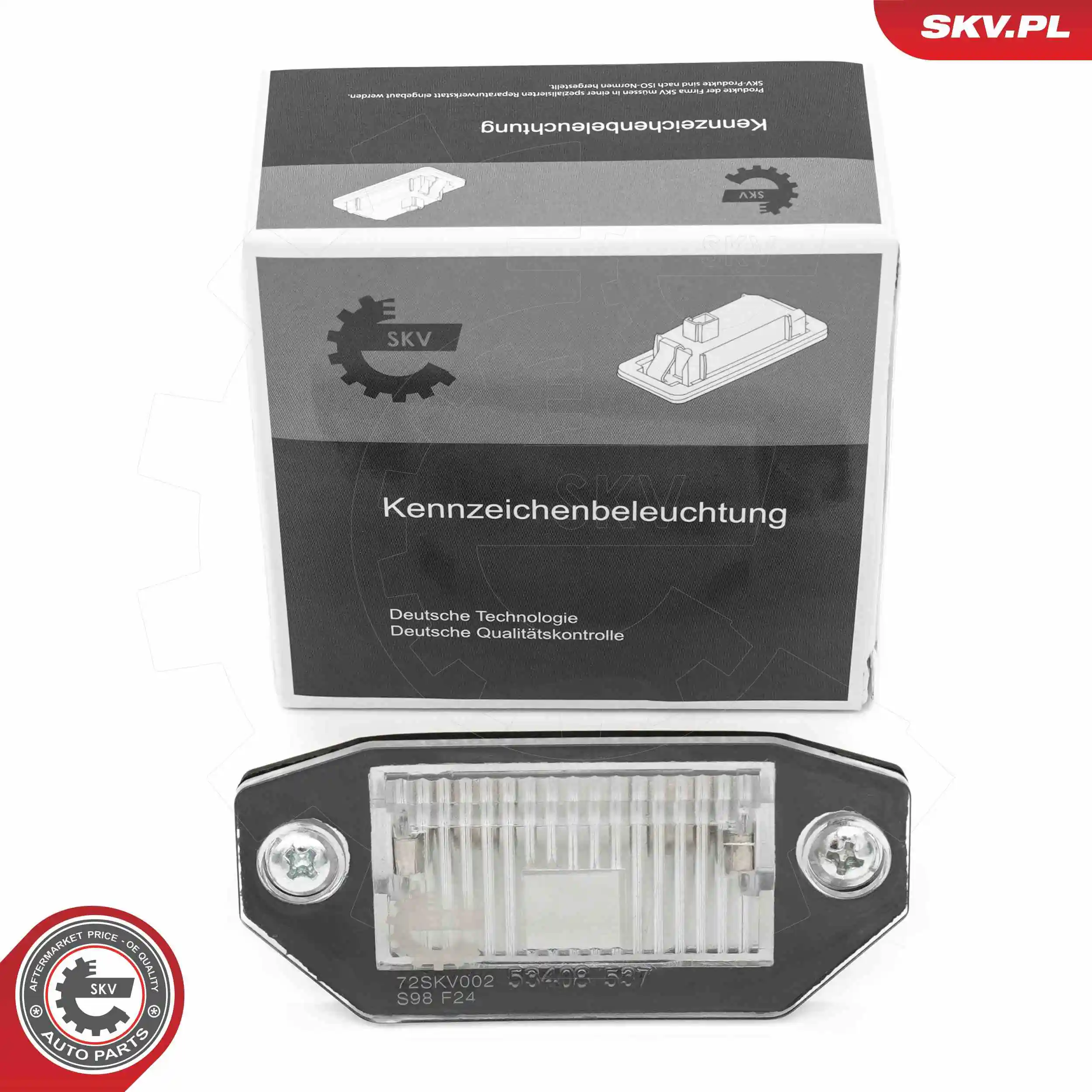 Licence Plate Light 72SKV002