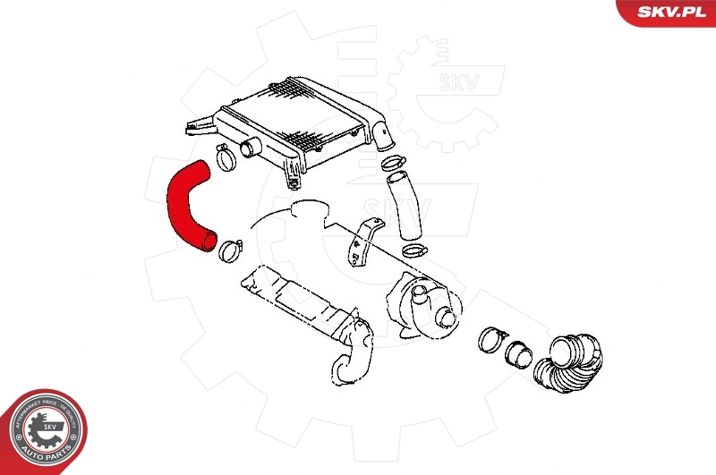 Charge Air Hose 24SKV950