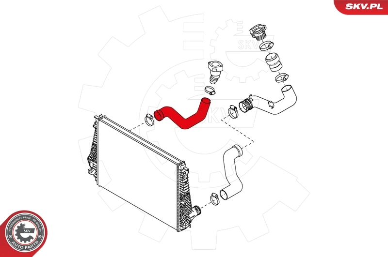 ESEN SKV 24SKV178 Charge Air Hose