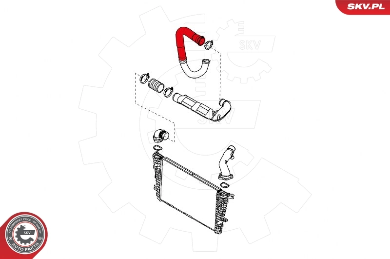 Charge Air Hose 24SKV806