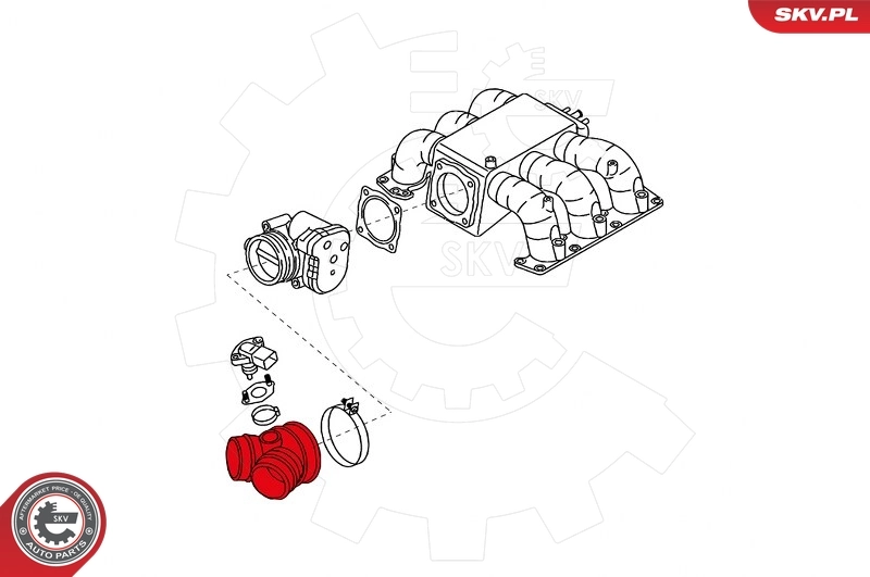 ESEN SKV 24SKV481 Intake Hose, air filter