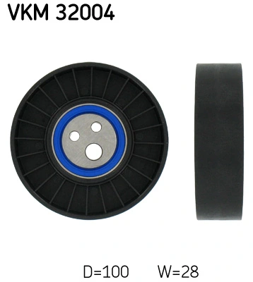 Deflection/Guide Pulley, V-ribbed belt VKM 32004