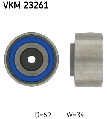 Deflection Pulley/Guide Pulley, timing belt VKM 23261
