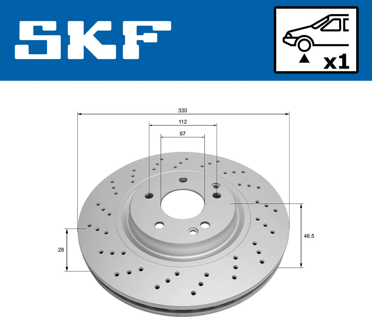 Brake Disc VKBD 80348 V1