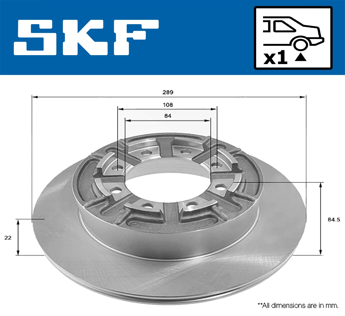 Brake Disc VKBD 90098 S1