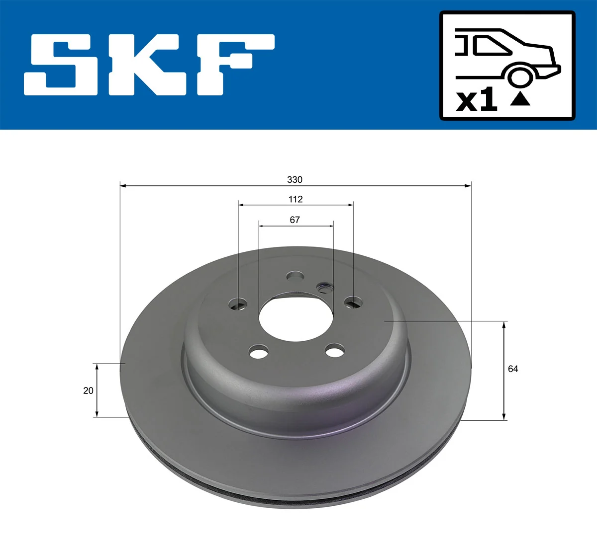 Brake Disc VKBD 91356 V1