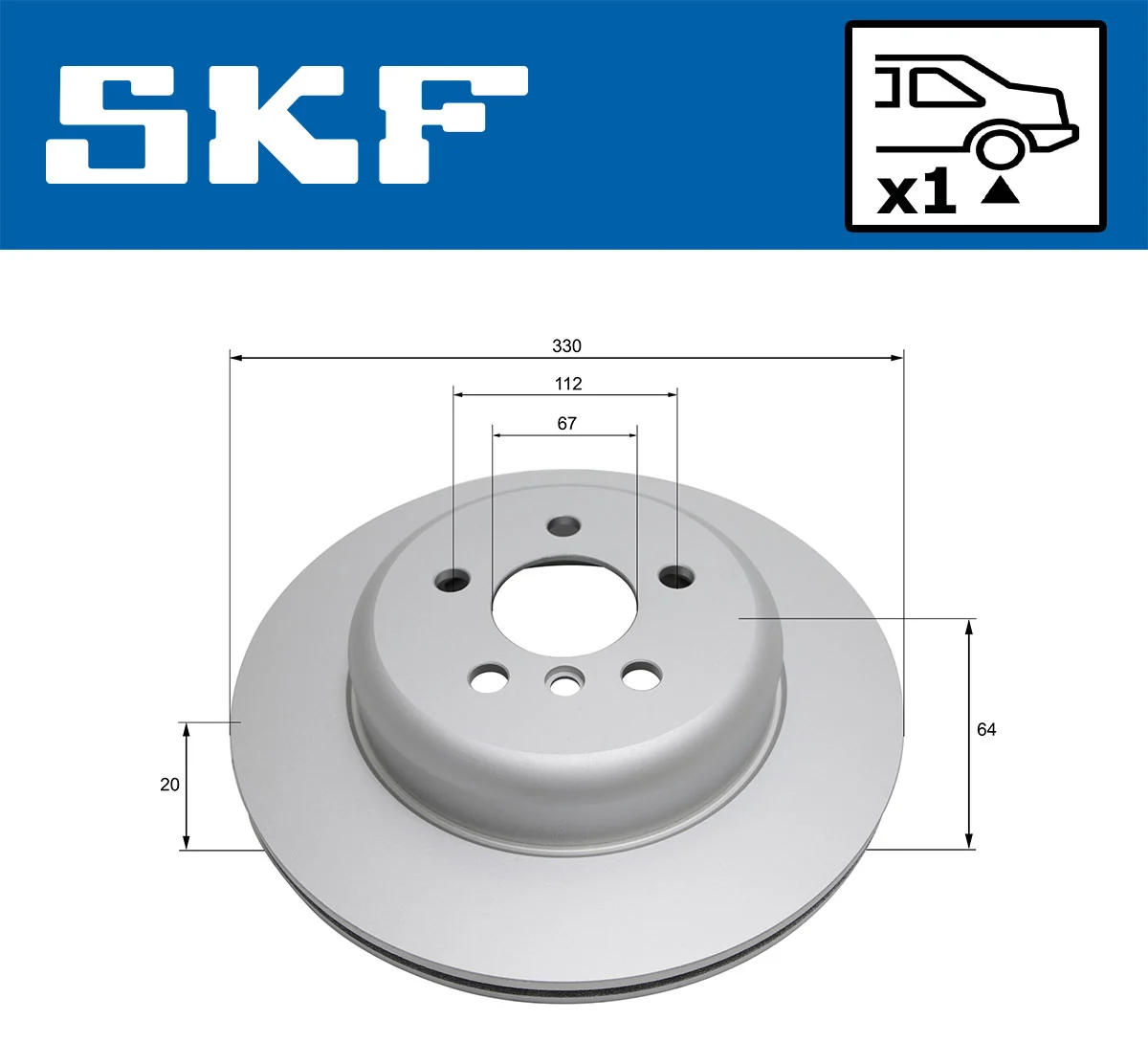 Brake Disc VKBD 91339 V1