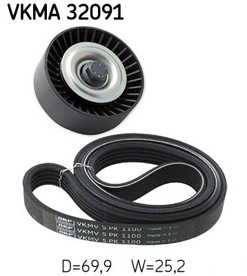 V-Ribbed Belt Set VKMA 32091