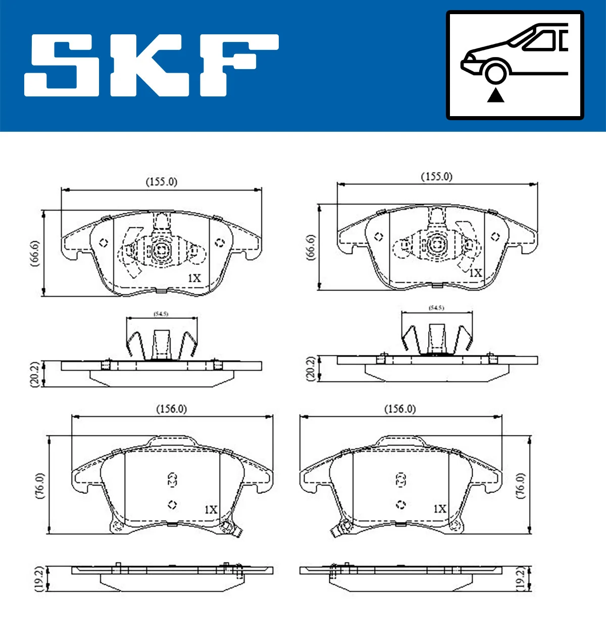 Brake Pad Set, disc brake VKBP 80359 A