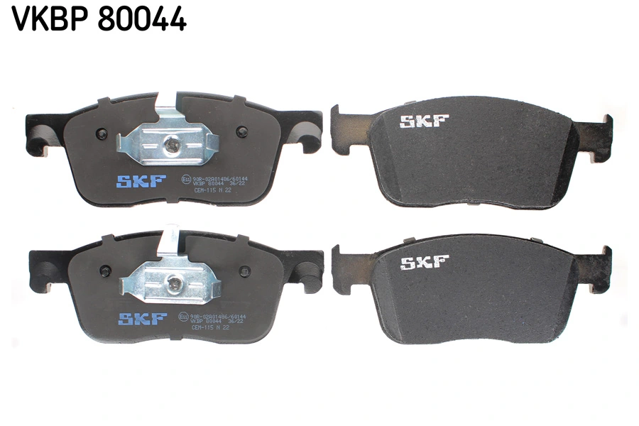 Brake Pad Set, disc brake VKBP 80044