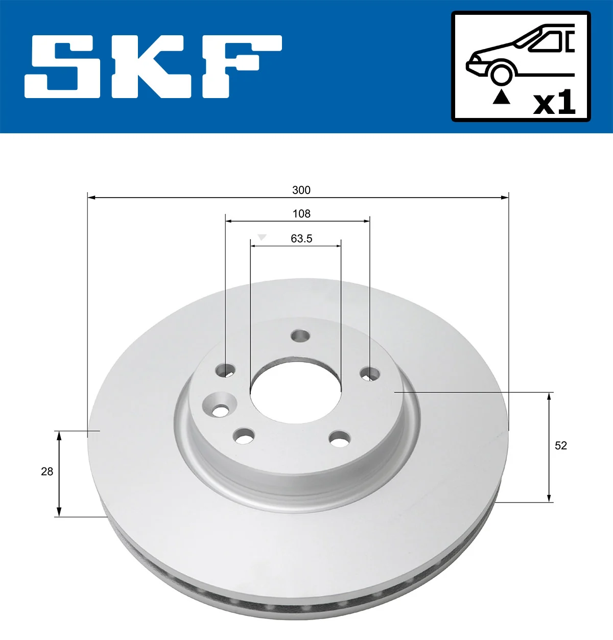 Brake Disc VKBD 80283 V1