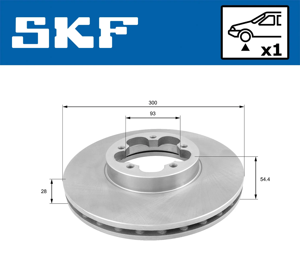 Brake Disc VKBD 80108 V1