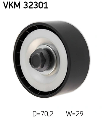 Deflection/Guide Pulley, V-ribbed belt VKM 32301