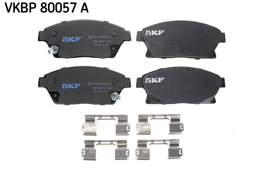 Brake Pad Set, disc brake VKBP 80057 A