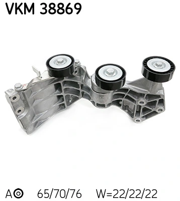 Belt Tensioner, V-ribbed belt VKM 38869