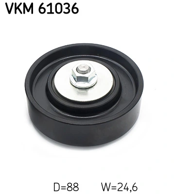 Deflection/Guide Pulley, V-ribbed belt VKM 61036