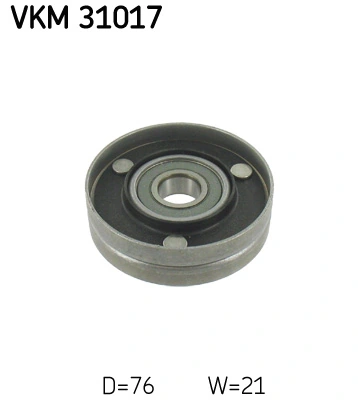 Deflection/Guide Pulley, V-ribbed belt VKM 31017