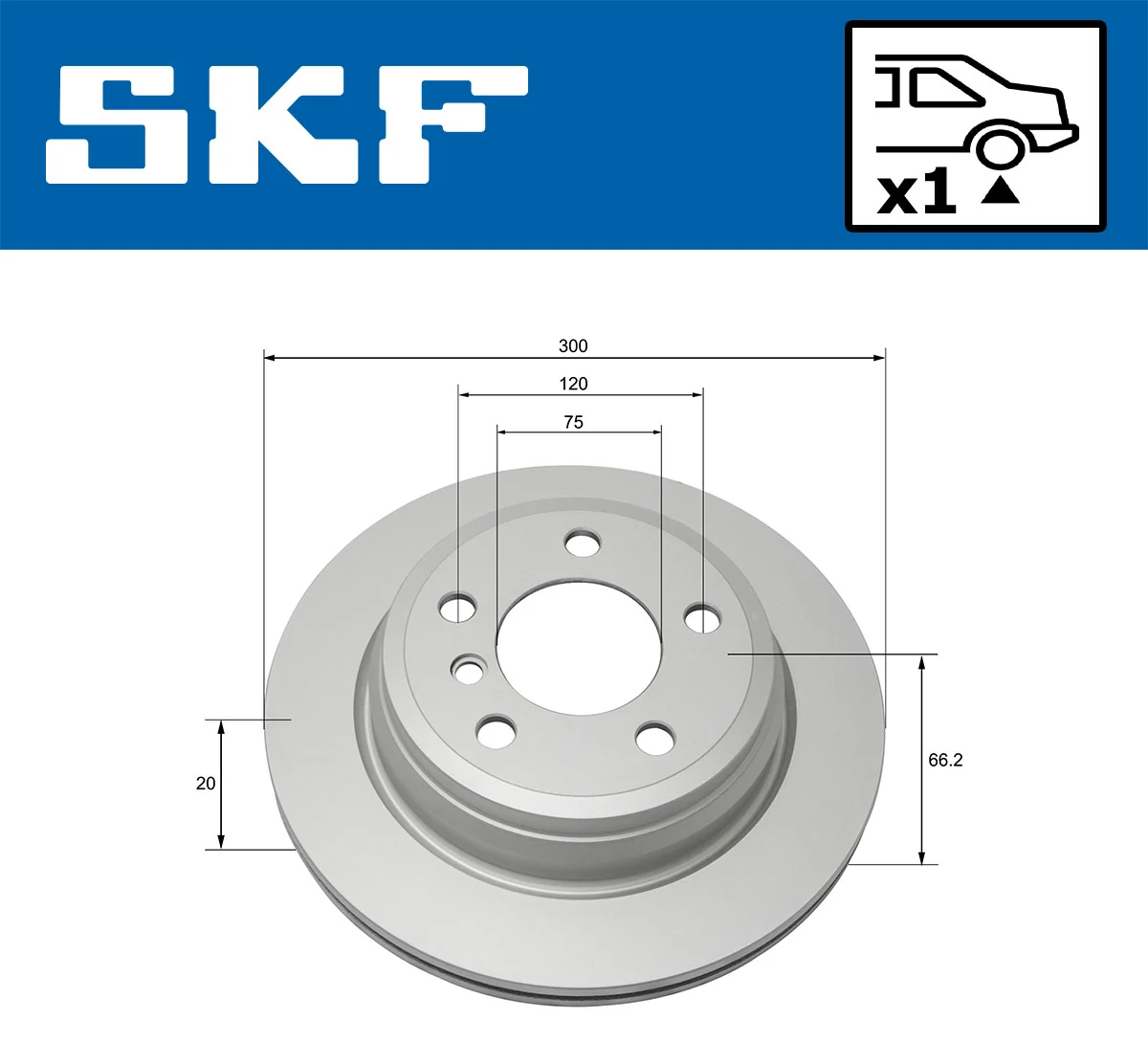 Brake Disc VKBD 90120 V1
