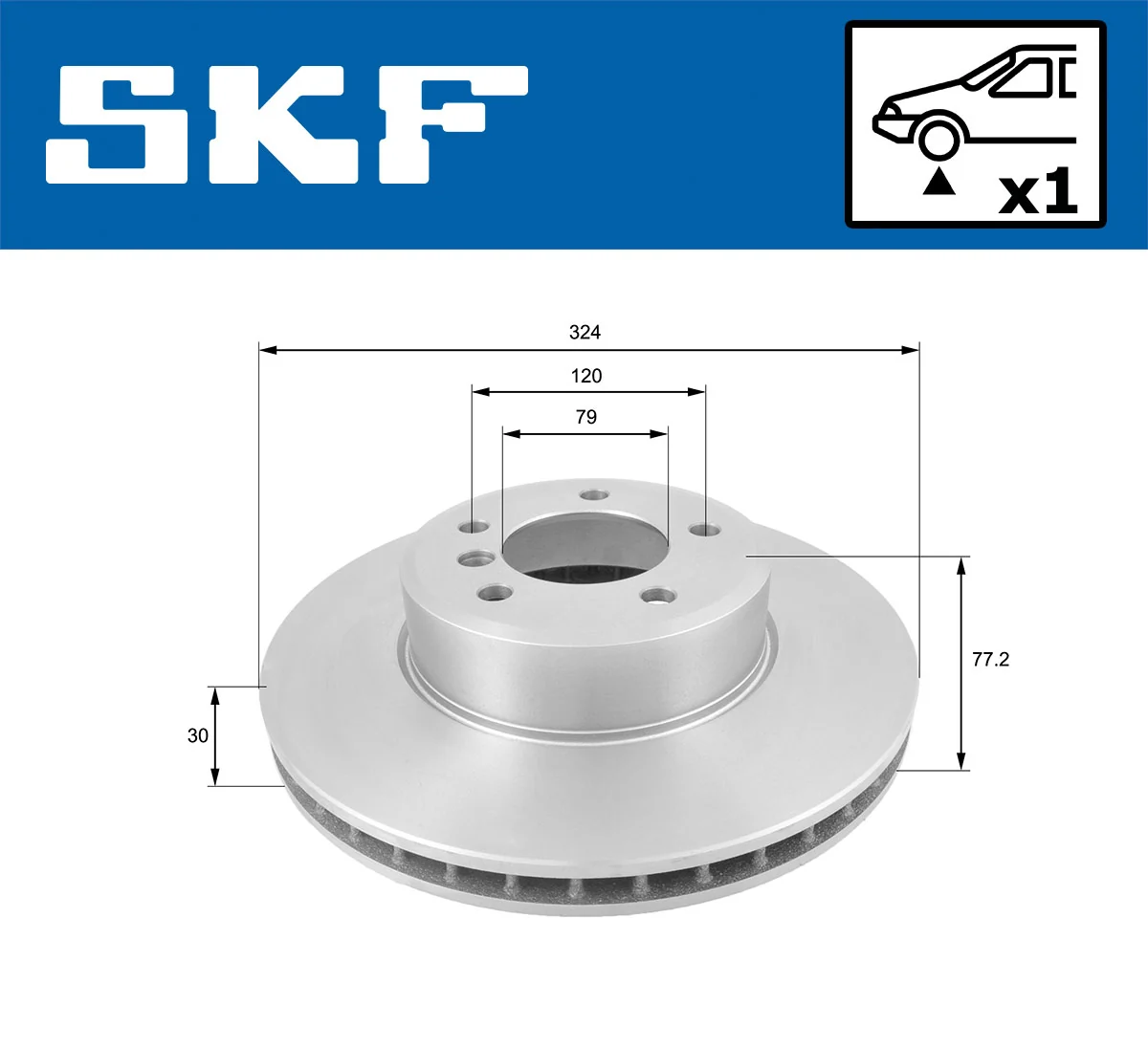 Brake Disc VKBD 80138 V1
