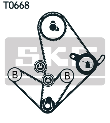 Timing Belt Kit VKMA 95014