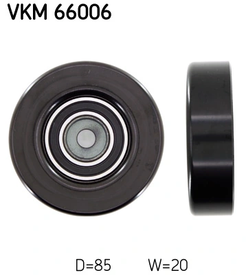 Deflection/Guide Pulley, V-ribbed belt VKM 66006