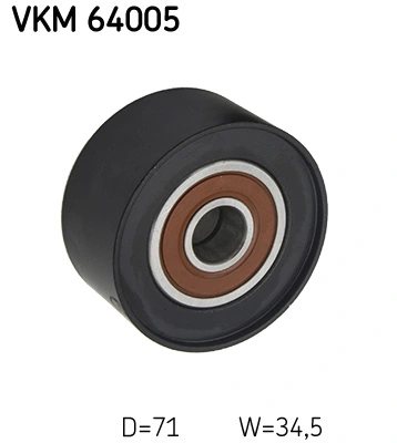 Deflection/Guide Pulley, V-ribbed belt VKM 64005