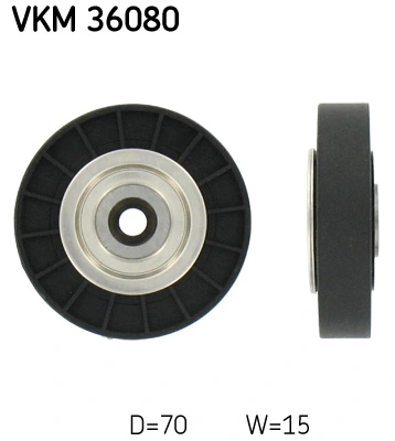 Deflection/Guide Pulley, V-ribbed belt VKM 36080