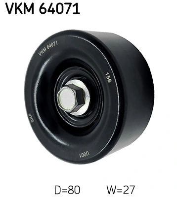 Deflection/Guide Pulley, V-ribbed belt VKM 64071