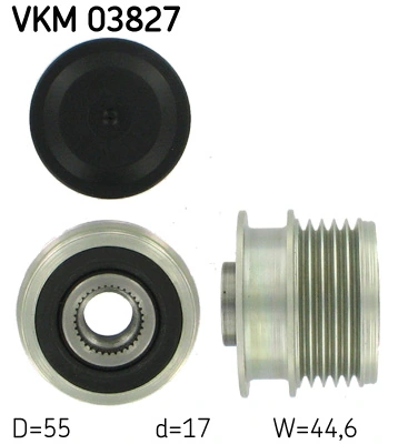 Alternator Freewheel Clutch VKM 03827